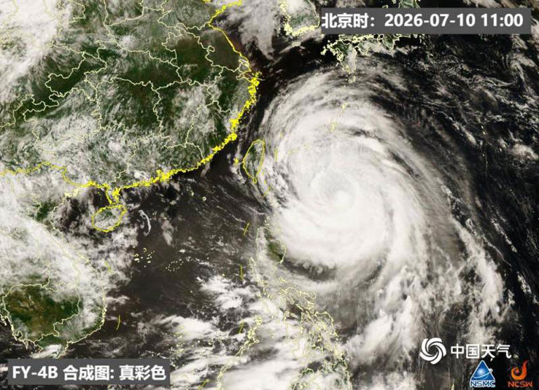 巴威迈入 24 小时台风警戒线，外围云系已影响闽台沿海